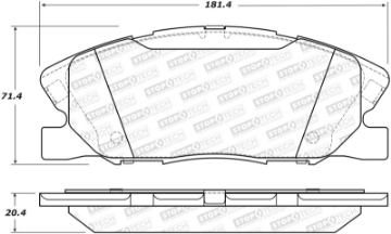 Picture of StopTech Street Brake Pads - Rear