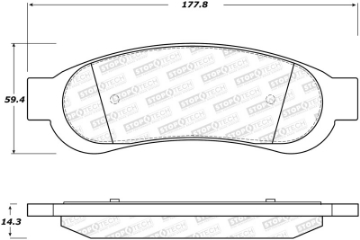 Picture of StopTech Street Brake Pads - Rear