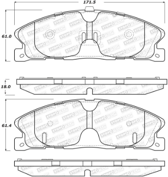 Picture of StopTech Street Brake Pads - Rear