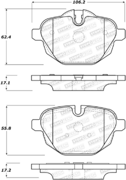 Picture of StopTech Street Brake Pads - Rear
