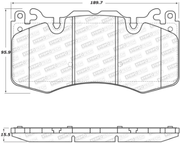Picture of StopTech Street Brake Pads - Rear