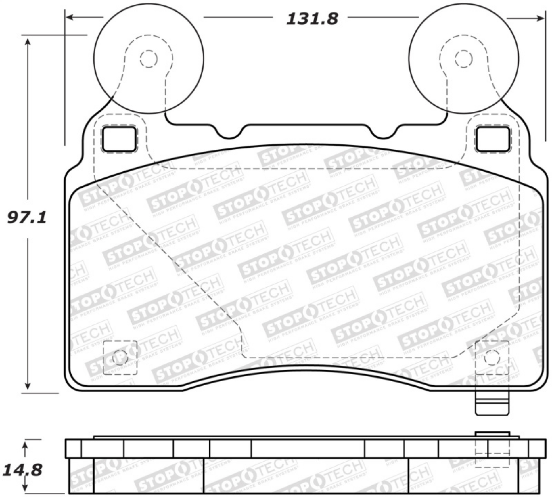 Picture of StopTech Street Brake Pads - Rear