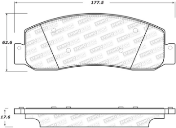Picture of StopTech Street Brake Pads - Rear