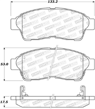 Picture of StopTech Street Brake Pads - Rear