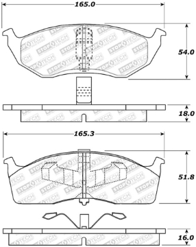 Picture of StopTech Street Select Brake Pads