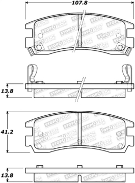 Picture of StopTech Street Select Brake Pads