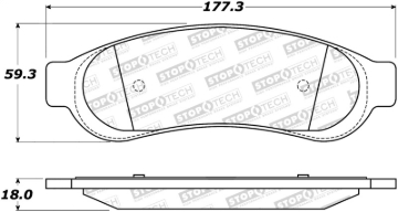 Picture of StopTech Street Select Brake Pads