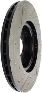 Picture of StopTech 04-08 Acura TL Brembo Caliber SportStop Slotted & Drilled Left Front Rotor