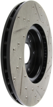 Picture of StopTech 04-08 Acura TL Brembo Caliber SportStop Slotted & Drilled Right Front Rotor