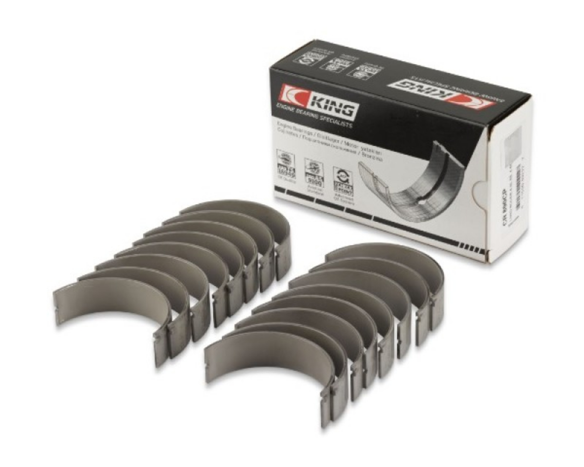 Picture of King Engine Bearings 03-09 Ford Powerstroke V8 6-0L Diesel Size +-026mm Connecting Rod Bearing Set