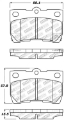 Picture of StopTech Performance 06 Lexus GS300-430 - 07-08 GS350 - 06-08 IS250-350 Rear Brake Pads