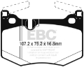 Picture of EBC 15-17 Lexus RC F - 16-18 Lexus GS F Yellowstuff Rear Brake Pads