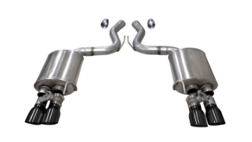 Picture of Corsa 2018-2023 Ford Mustang GT Fastback 5-0L 3in Sport Axle-Back Exhaust w- 4in Black Tips