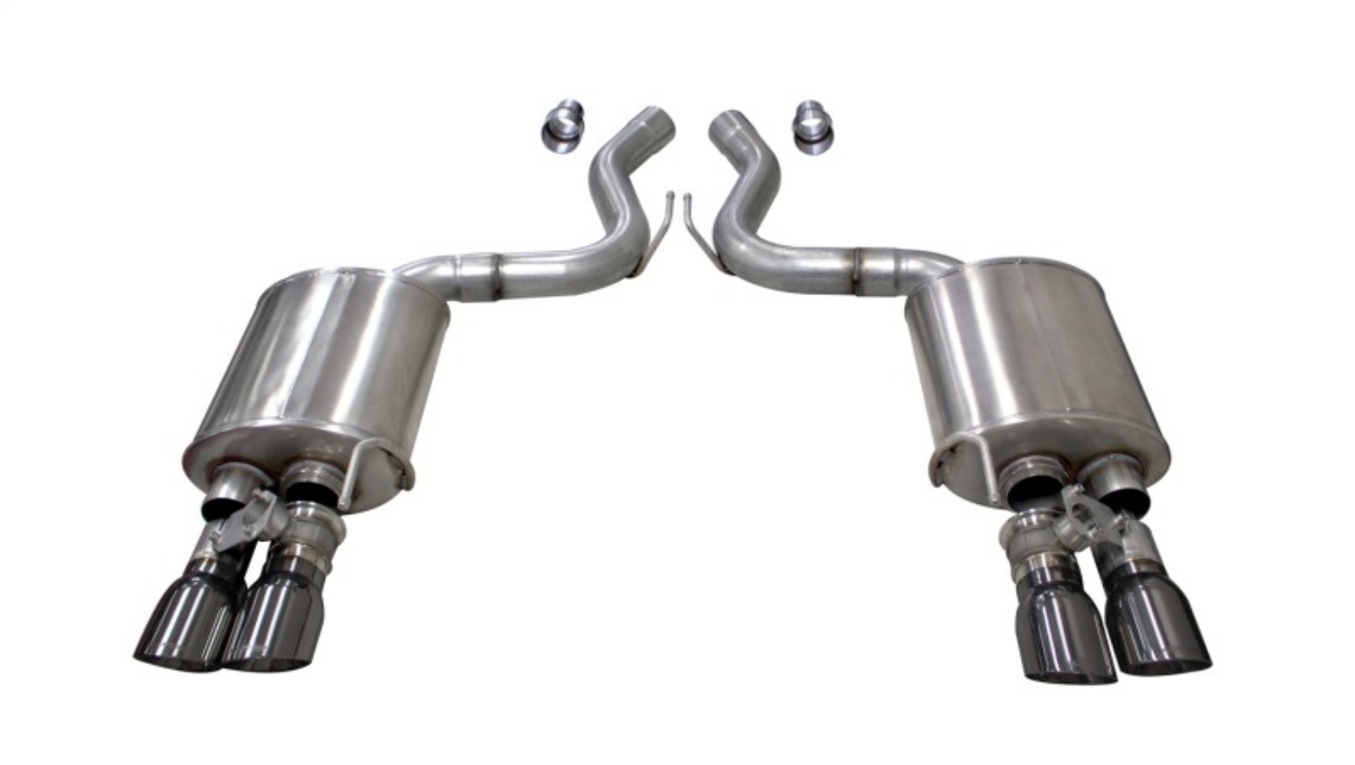 Picture of Corsa 2018-2023 Ford Mustang GT Fastback 5-0L 3in Sport Axle-Back Exhaust w- 4in Gunmetal Tips