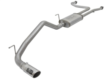 Picture of aFe MACH Force-Xp 2-1-2in Cat-Back Exhaust System w- Polished Tip 16-17 Nissan Titan XD V8 5-6L
