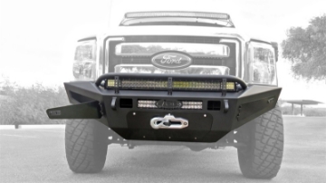 Picture of Addictive Desert Designs 11-16 Ford F-250 Super Duty HoneyBadger Front Bumper w- Storage Box