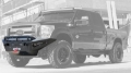 Picture of Addictive Desert Designs 11-16 Ford F-250 Super Duty HoneyBadger Front Bumper w- Winch Mount