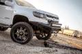 Picture of Addictive Desert Designs 15-18 Chevy Colorado HoneyBadger Front Bumper w- Winch Mount