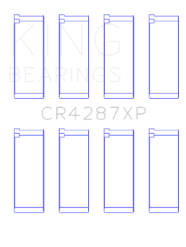 Picture of King Acura B18C1-B18C5 VTEC Size 0-025mm Performance Rod Bearing Set