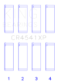 Picture of King Engine Bearings Honda F23A - F23Z - K20A3 16V Size 0-025mm Performance Rod Bearing Set