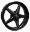 Picture of Race Star 92 Drag Star Bracket Racer 17x9-5 5x4-50BC 6-875BS Gloss Black Wheel