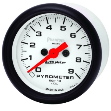 Picture of Autometer Phantom FSE 52mm 0-900 Deg C Electronic Gauge Kit