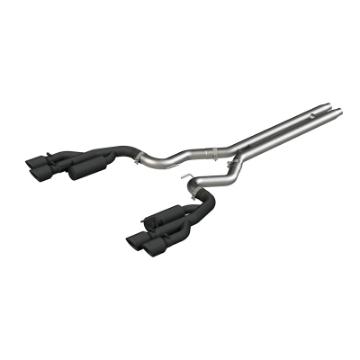 Picture of MBRP 18-19 Ford Mustang GT 5-0 3in Cat Back Quad Tip Race Version - Black