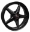 Picture of Race Star 92 Drag Star Bracket Racer 17x7 5x120BC 4-25BS Gloss Black Wheel