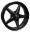 Picture of Race Star 92 Drag Star Bracket Racer 17x9-5 5x115BC 6-125BS Gloss Black Wheel