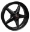 Picture of Race Star 92 Drag Star Bracket Racer 17x10-5 5x120BC 7-00BS Gloss Black Wheel