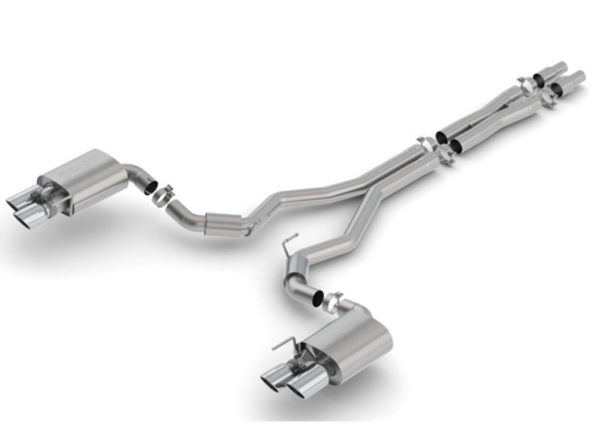 Picture of Borla 2018 Ford Mustang GT 5-0L AT-MT 3in S-Type Catback Exhaust w- Valves
