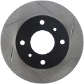 Picture of StopTech Power Slot Slotted 89-1-94 240SX w-o ABS - 2-94-6-96 240SX 4 Lug Front Left Rotor