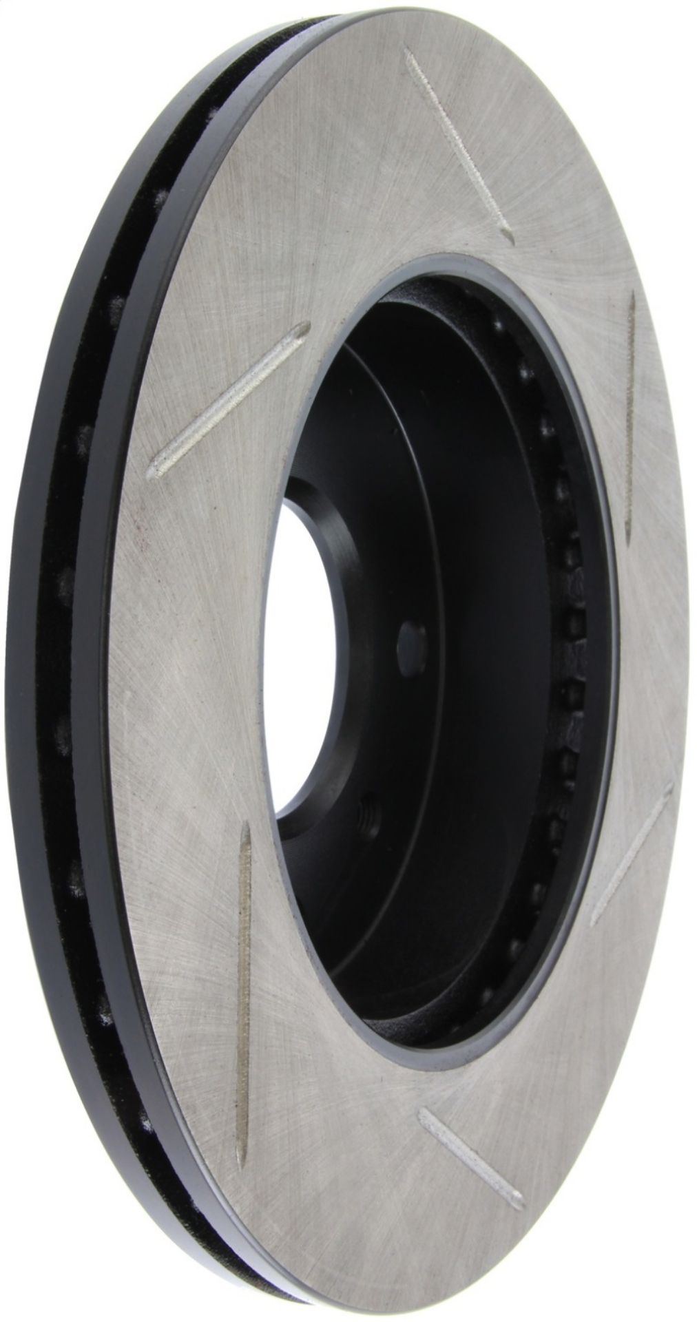 Picture of StopTech Power Slot Slotted 89-1-94 240SX w-o ABS - 2-94-6-96 240SX 4 Lug Front Right Rotor