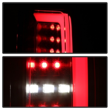 Picture of Spyder Chevy Colorado 2015-2017 Light Bar LED Tail Lights - Black ALT-YD-CCO15-LED-BK
