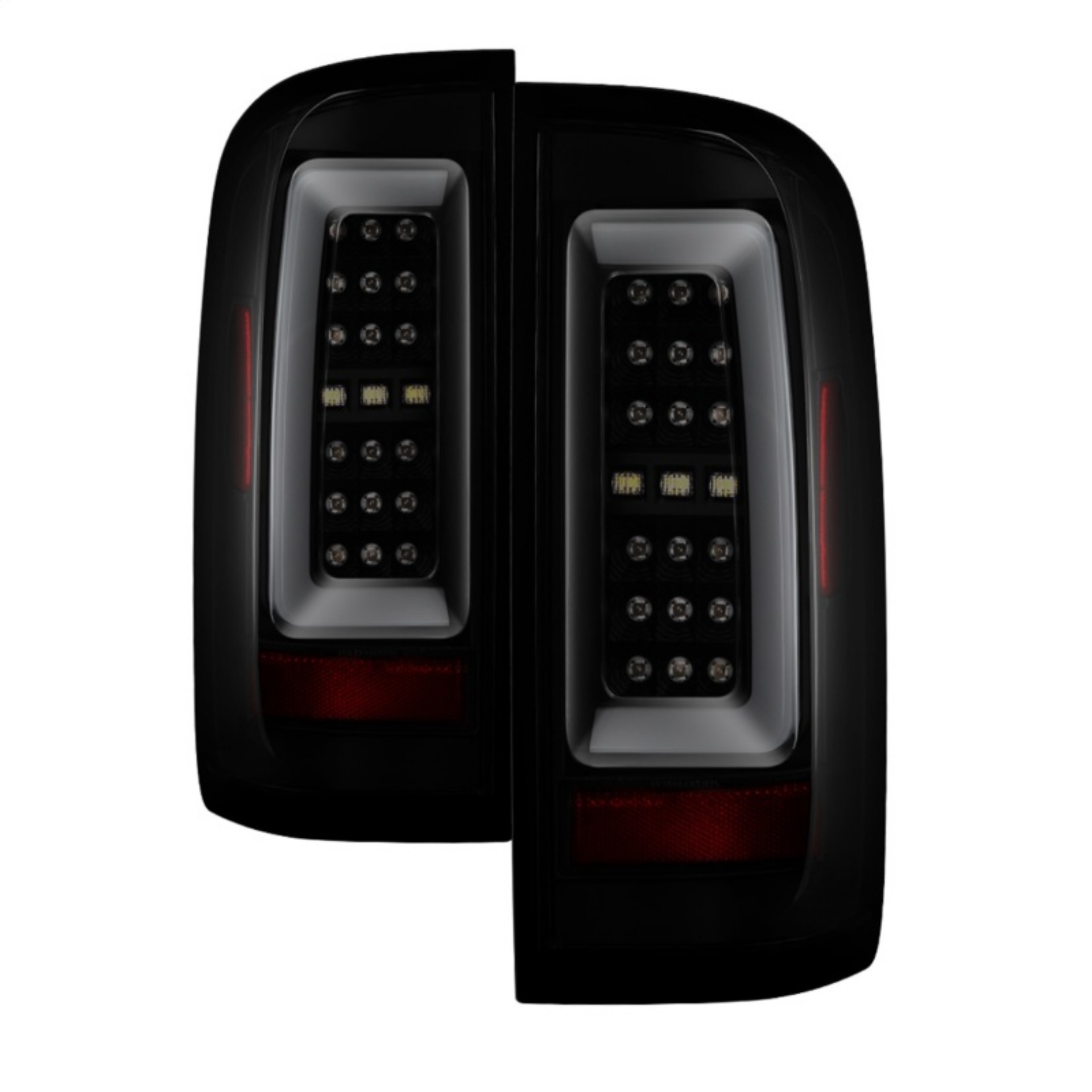 Picture of Spyder Chevy Colorado 2015-2017 Light Bar LED Tail Lights - Black Smoke ALT-YD-CCO15-LED-BSM