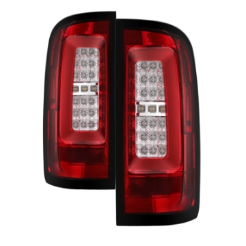 Picture of Spyder Chevy Colorado 2015-2017 Light Bar LED Tail Lights - Red Clear ALT-YD-CCO15-LED-RC