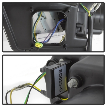 Picture of Spyder Ford Mustang 10-13 Projector Headlights - HID Model Only - Black PRO-YD-FM2010V2-HID-BK