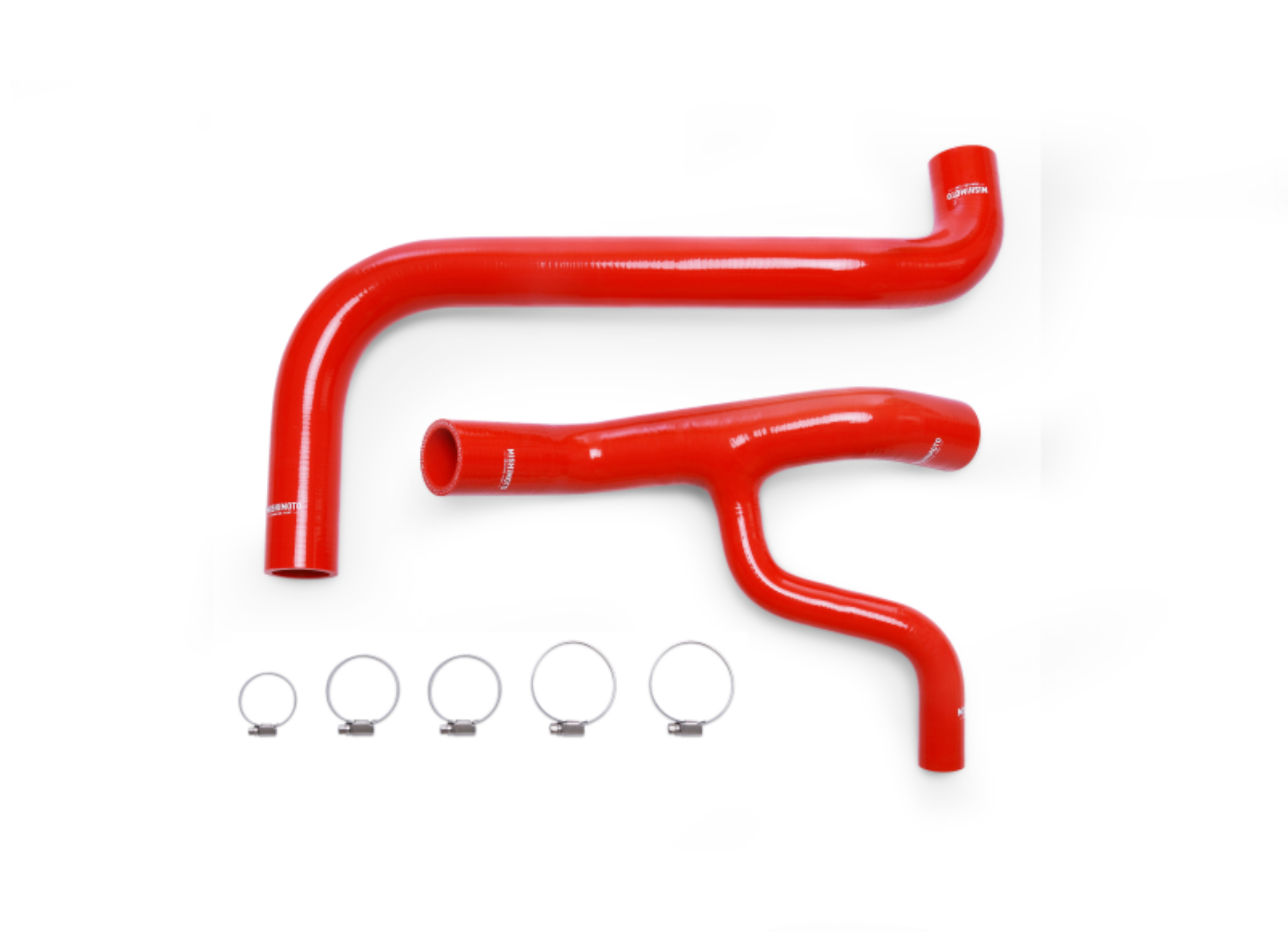 Picture of Mishimoto 98-04 Ford F-150 4-6L Red Silicone Radiator Hose Kit