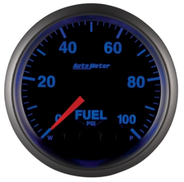 Picture of Autometer Elite 52mm 0-100 PSI Fuel Pressure Peak & Warn w- Electronic Control Gauge