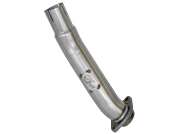 Picture of aFe Twisted Steel 2in Stainless Steel Loop Delete Down-Pipe 2018+ Jeep Wrangler JL V6 3-6L