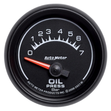 Picture of Autometer ES 52-4mm 0-7 Bar Oil Pressure SSE Gauge