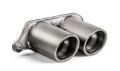 Picture of Akrapovic 2018 Porsche 911 GT3 991-2 Tail Pipe Set Titanium