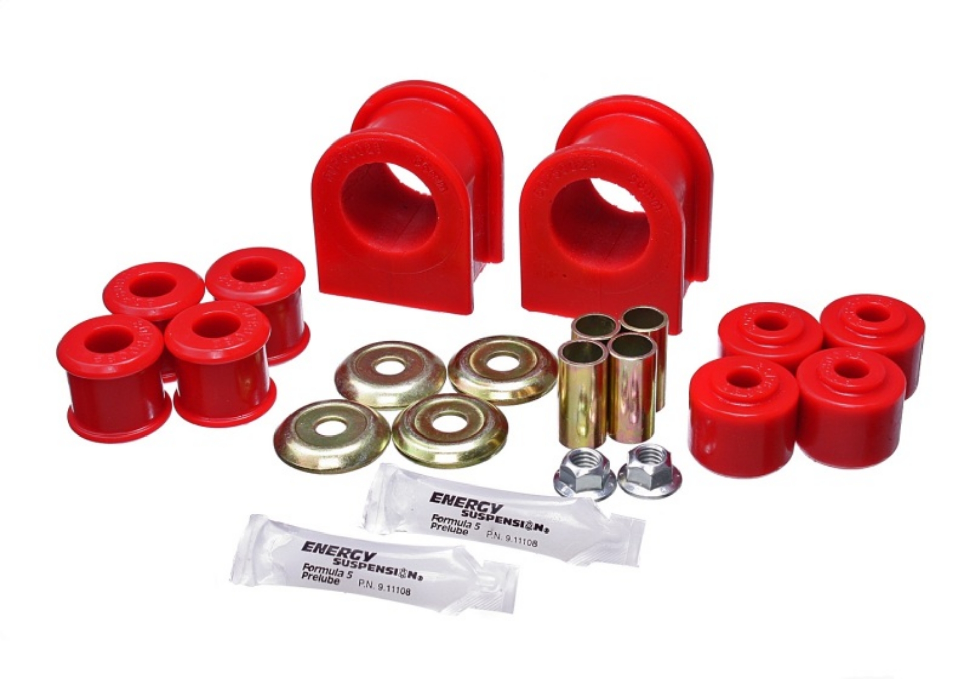 Picture of Energy Suspension 99-11 Ford F53 Motorhome Red 35mm Rear Sway Bar Bushing Set