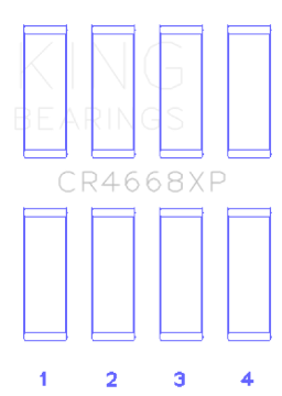 Picture of King 08-09 Chrysler Caliber SRT4-Mitsubishi-Hyundai-Kia World Engine Connecting Rod Bearing Set