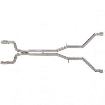 Picture of Kooks 16+ Chevy Camaro SS 6-2L 3in GREEN Cat Muff Delete Exhaust w-Dual Tips Use w-Kooks Headers