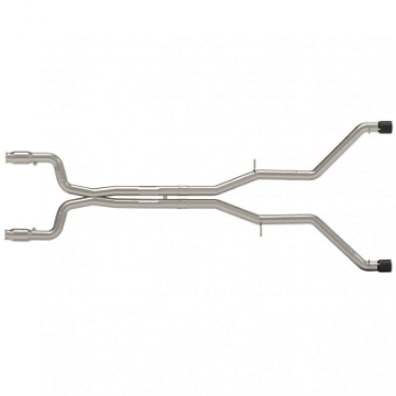 Picture of Kooks 16+ Chevy Camaro SS 6-2L 3in GREEN Cat Muff Delete Exhaust w-Black Tips Use w-Kooks Headers