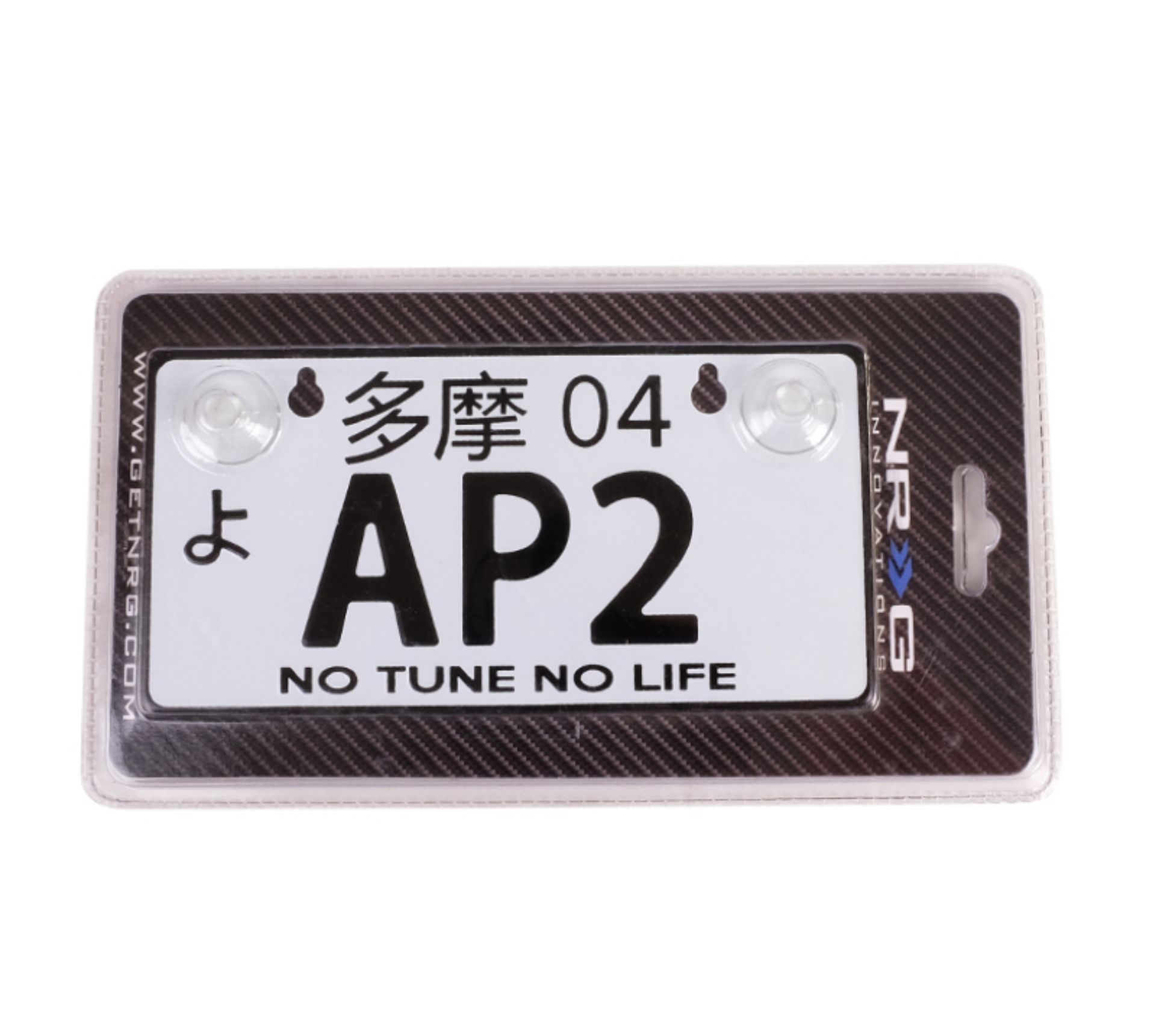 Picture of NRG Mini JDM Style Aluminum License Plate Suction-Cup Fit-Universal - AP-2