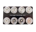 Picture of NRG M Style Fender Washer Kit TI Series M6 Bolts For Metal Silver Washer-Silver Screw - Set of 10