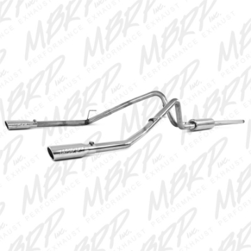 Picture of MBRP 2004-2008 Ford F150 4-6-5-4L EC-CC-SB Cat Back Dual Split Rear