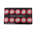 Picture of NRG Fender Washer Kit w-Rivets For Plastic Red - Set of 10